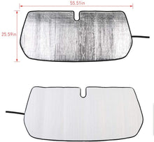 For 2016+ Jeep Renegade Front Windshield Sun Visor Foldable Sunshade RT-TCZ