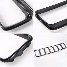 For 2014-2016 Jeep Grand Cherokee Grille Inserts Clip-on Grill Cover Trim Kit RT-TCZ