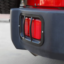 For 2007-2018 Jeep Wrangler JK Fog Light Guards Rear Bumper Fog Lamp Covers RT-TCZ