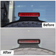 For 2018+ Jeep Wrangler JL High Mounted Brake Stop Brake Lamp Light Cover Trim RT-TCZ