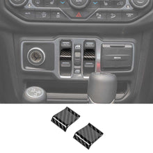 For 2018+ Jeep Wrangler JL JT Window Lift Switch Button Cover Trim RT-TCZ