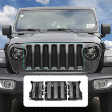 For 2018-2023 Jeep Wrangler JL JLU& Gladiator JT Front Grille Insert Mesh Cover Black RT-TCZ