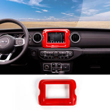 For 2018-2023 Jeep Wrangler JL & Gladiator JT GPS Navigation Panel Cover Trim RT-TCZ