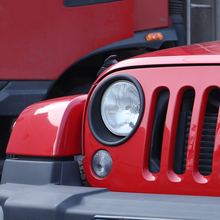 For 2007-2017 Jeep Wrangler JK JKU Headlight Cover Trim Bezels RT-TCZ