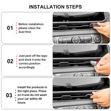 For 2024+ Jeep Wrangler JL/Gladiator JT Central Air Vent Outlet Adjust Cover Trim Decors RT-TCZ