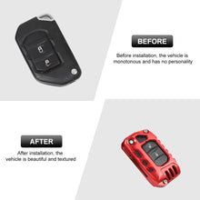For 2018+ Jeep Wrangler JL JLU, Gladiator JT Aluminum Key Fob Cover Case RT-TCZ