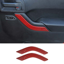 For 2011-2017 Jeep Wrangler JK 2Doors Interior Door Handle Cover Trim RT-TCZ