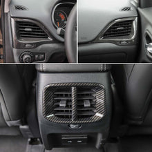 For 2019+ Jeep Cherokee Dashboard Side & Rear Air Vent Outlet Cover Trim Bezels RT-TCZ
