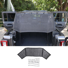 For 2018+ Jeep Wrangler JL 4-Door Trunk Sunshade Mesh Insulation Net Cover Anti-UV RT-TCZ