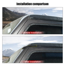 For 2018+ Jeep Wrangler JL JLU & Gladiator JT Hardtop Rain Diverter Extension Drip Rail RT-TCZ