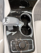 For 2014-2015 Jeep Grand Cherokee Inner Gear Shift Panel Trim Cover Kit WK2, Carbon Fiber RT-TCZ