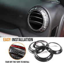 For 2011-2018 Jeep Wrangler JK JKU Center Console Dash Air Conditioner Vent Cover Trim 4PCS RT-TCZ