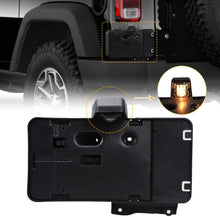 For 2007-2017 Jeep Wrangler JK JKU Rear License Plate Mounting Bracket Holder Frame
