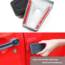 For 2007-2018 Jeep Wrangler JK JKU Door Hinge Covers Trim ABS Black RT-TCZ