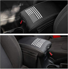 For 2007-2010 Jeep Wrangler JK JKU Center Console Armrest Pad Cover PU Leather RT-TCZ