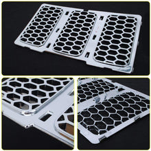 For 2014-2016 Jeep Grand Cherokee Grille Inserts Mesh Honeycomb Chrome Clip-on Cover Trim Kit RT-TCZ
