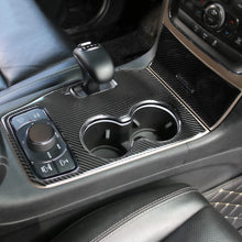 For 2014-2015 Jeep Grand Cherokee Inner Gear Shift Panel Trim Cover Kit WK2, Carbon Fiber RT-TCZ
