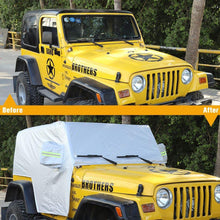 For 1997-2006 Jeep Wrangler TJ Car Cover Rain Snow Sunshade Protection RT-TCZ
