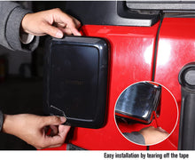 For 2007-2018 Jeep Wrangler JK JKU LED Tail Light Covers Rear Lamp Guards Smoked Black RT-TCZ