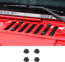 For 2007-2017 Jeep Wrangler JK JKU Hood Vent Cap Cover Trim RT-TCZ