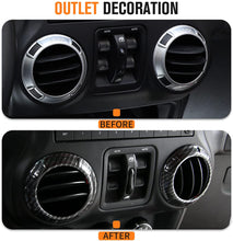 For 2011-2018 Jeep Wrangler JK JKU Center Console Dash Air Conditioner Vent Cover Trim 4PCS RT-TCZ