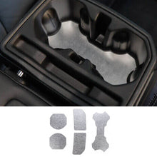 For 2018+ Jeep Wrangler JL Water Cup Holder Mat Coaster Insert Aluminum 5pcs Silver RT-TCZ