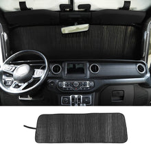 For 2018+ Jeep Wrangler JL JLU & Gladiator JT Front Window Windshield Shade Visor RT-TCZ