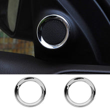 For 2011-2020 Jeep Grand Cherokee A-Pillar Door Audio Speaker Ring Trim, Loudspeaker Decorations Circle Trims RT-TCZ
