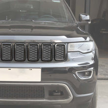For 2017-2020 Jeep Grand Cherokee Front Grill Inserts Trim Grille Ring Cover Kit RT-TCZ