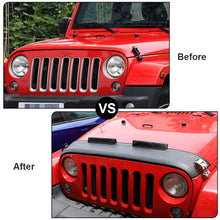 For 2007-2017 Jeep Wrangler JK JKU Front Hood Cover Engine End Bra Protector RT-TCZ