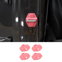 For 2018+ Jeep Wrangler JL 2-Door Car Door Lock Latch Protect Cover Trim RT-TCZ