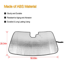 For 2014+ Jeep Cherokee Car Windshield Sunshade Visor Heat Shield Cover RT-TCZ