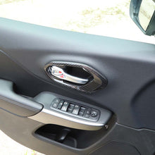 For 2014+  Jeep Cherokee Inner Door Handle Cover Bezel Trim 4PCS RT-TCZ