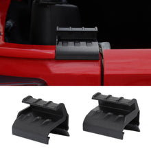 For 2007-2017 Jeep Wrangler JK JKU Soft Top Rear Window Clips Retainer Brackets, Tailgate Bar Holders RT-TCZ