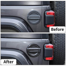For 2021+ Jeep Wrangler JL 4Xe Fuel Door Tank Gas Cap Cover Trim RT-TCZ