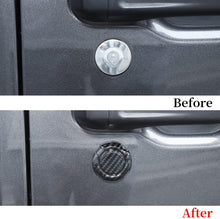 For 2018+ Jeep Wrangler JL/Gladiator JT Door Lock Keyhole Trim Cover RT-TCZ