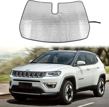 For 2017+ Jeep Compass Car Windshield Sunshade, Front Window Sun Shade Foldable Sun Visor Sunscreen RT-TCZ