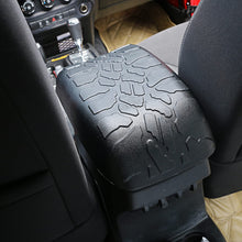 For 2011-2017 Jeep Wrangler JK JKU Black Center Console Armrest box Pet Pad Crack Pattern Surface Waterproof Rubber Pad Cover RT-TCZ