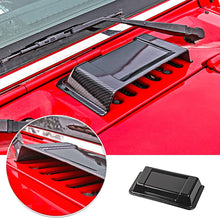 For 1997-2017 Jeep Wrangler TJ JK JKU Hood Vent Hood Scoop Vent Cover Trim(Carbon Fiber) RT-TCZ