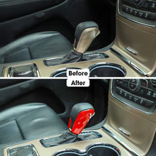 For 2017-2021 Jeep Grand Cherokee Gear Shift Knob Cover Stick Shifter Cap Cover Trim RT-TCZ