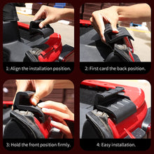 For 2007-2017 Jeep Wrangler JK JKU Soft Top Rear Window Clips Retainer Brackets, Tailgate Bar Holders RT-TCZ