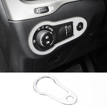 For 2014+ Jeep Cherokee Headlight Switch Panel Decor Cover Trim Bezel RT-TCZ