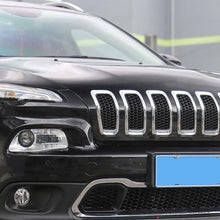 For 2014-2018 Jeep Cherokee Grille Inserts ABS Mesh Honeycomb Grill Cover Trim Kit RT-TCZ
