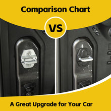 For 2018+ Jeep Wrangler JL 2-Door Car Door Lock Latch Protect Cover Trim RT-TCZ