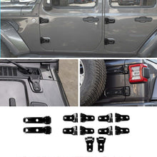 For 2018+ Jeep Wrangler JL 12X Side Door+ Hood+Spare Tire Hinge Cover Trim RT-TCZ