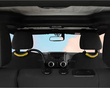 For 2018+ Jeep Wrangler JL &Gladiatar JT 2-in-1 Roll Bar Grab Handles Grip Handle 4Pcs Yellow RT-TCZ