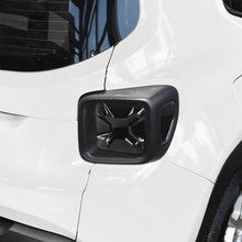 For 2015-2018 Jeep Renegade Rear Tail Light Guards Trim Cover Bezels Blackened RT-TCZ