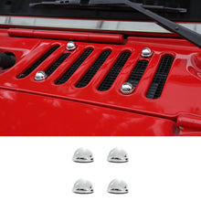For 2007-2017 Jeep Wrangler JK JKU Hood Vent Cap Cover Trim RT-TCZ