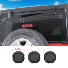 For 2007-2017 Jeep Wrangler JK Car Tailgate Glass Rear Window Cover Trim RT-TCZ