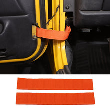 For Jeep Wrangler CJ YJ TJ JK Front & Rear Heavy Duty Door Limiting Check Strap 2PCS RT-TCZ